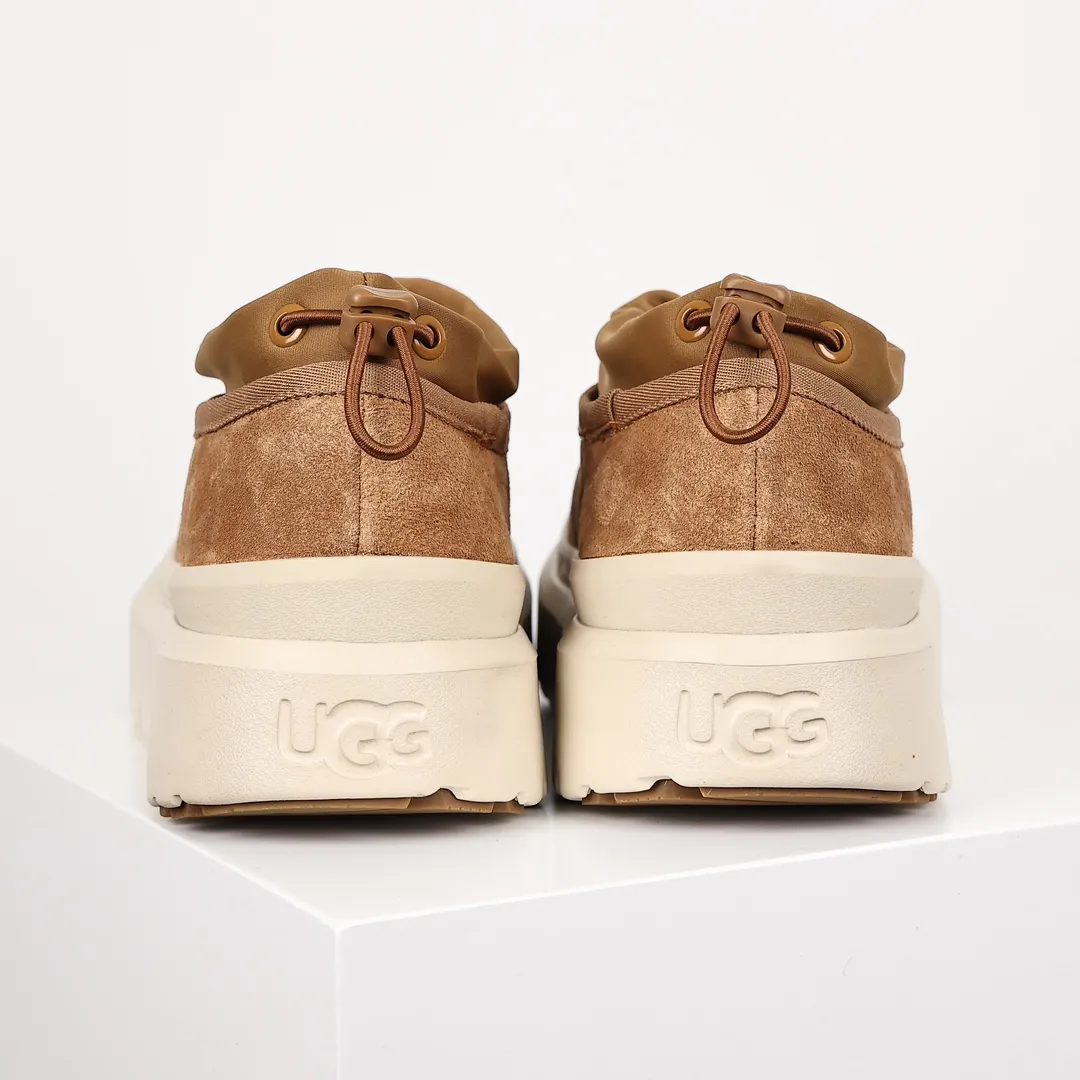 Pick up locally💰Female size 330 Men's size 380 UGG 23S new winter products Half toe cap and low top 1144096 Imported sheepskin fur Purchasing for exclusive quality High elastic Modern midsole External non-slip outsole Leg drawstring design Very easy to put on and take off Sizes: 35 36 37 38 39 40 41 42 43 44